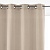 Штора Из велюра с люверсами Velvet 260 x 135 см бежевый LA REDOUTE INTERIEURS  фото, kupilegko.ru